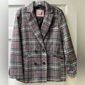 Levi’s NWT Classic Plaid Blazer